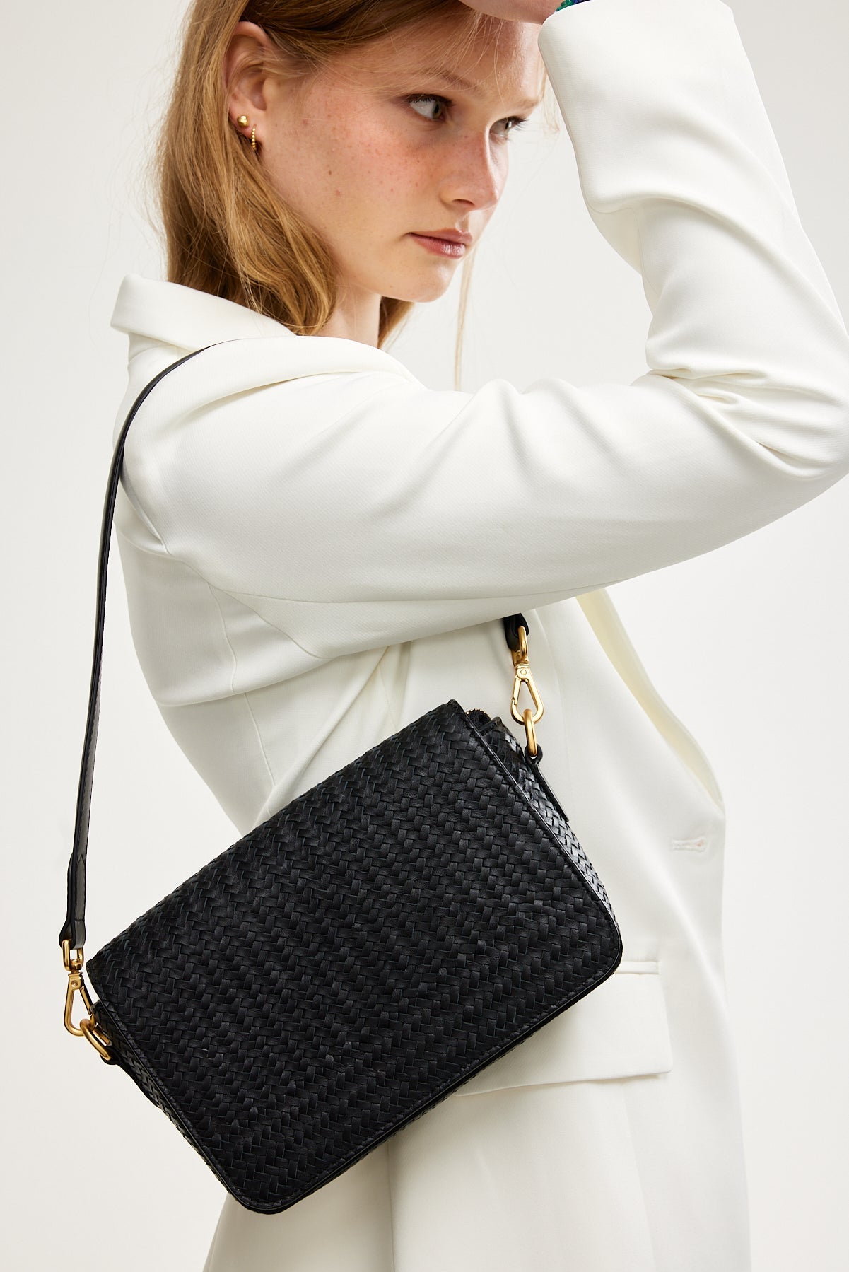 Elsa Woven Crossbody Bag - Lanamara