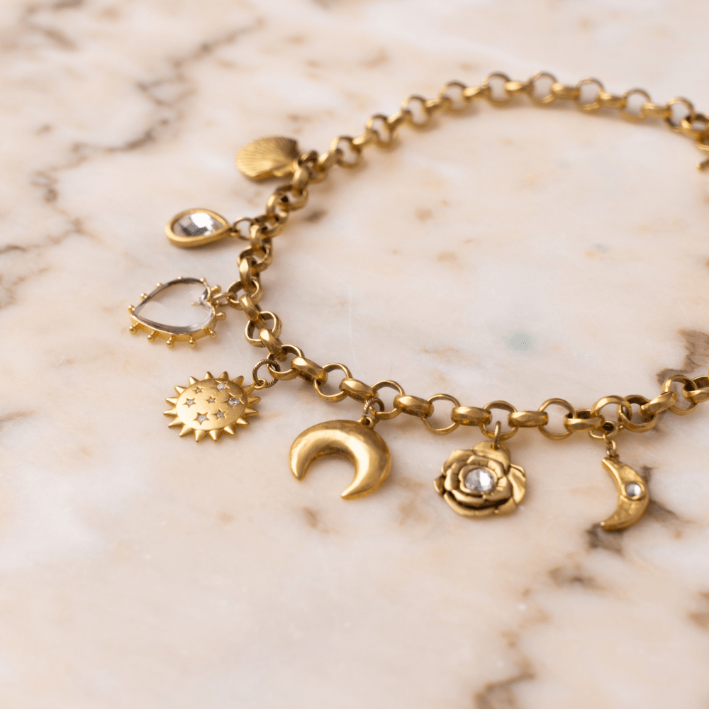 Celestial Charm Necklace - Lanamara