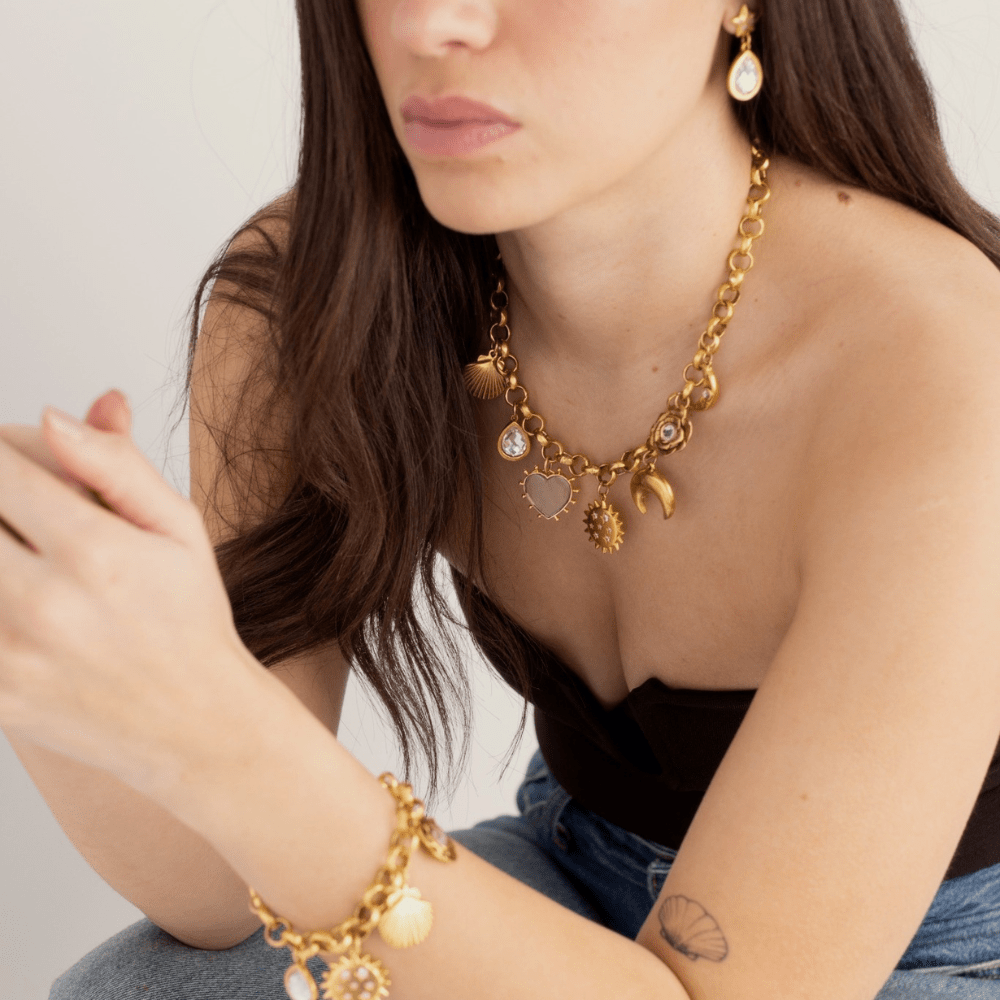 Celestial Charm Necklace - Lanamara