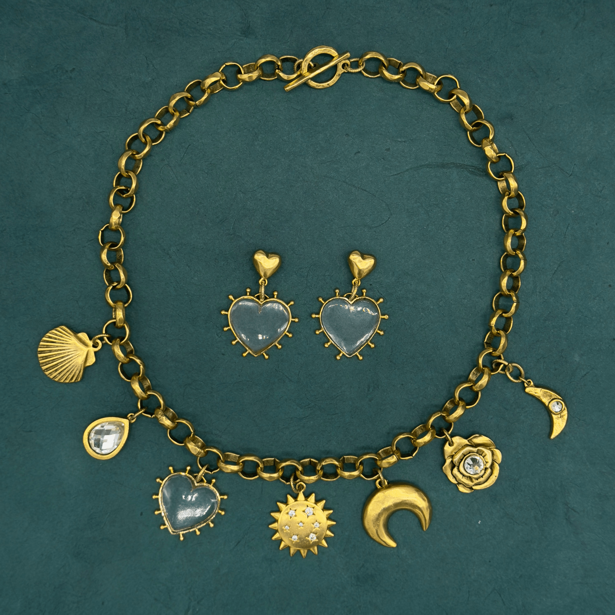 Celestial Charm Necklace - Lanamara