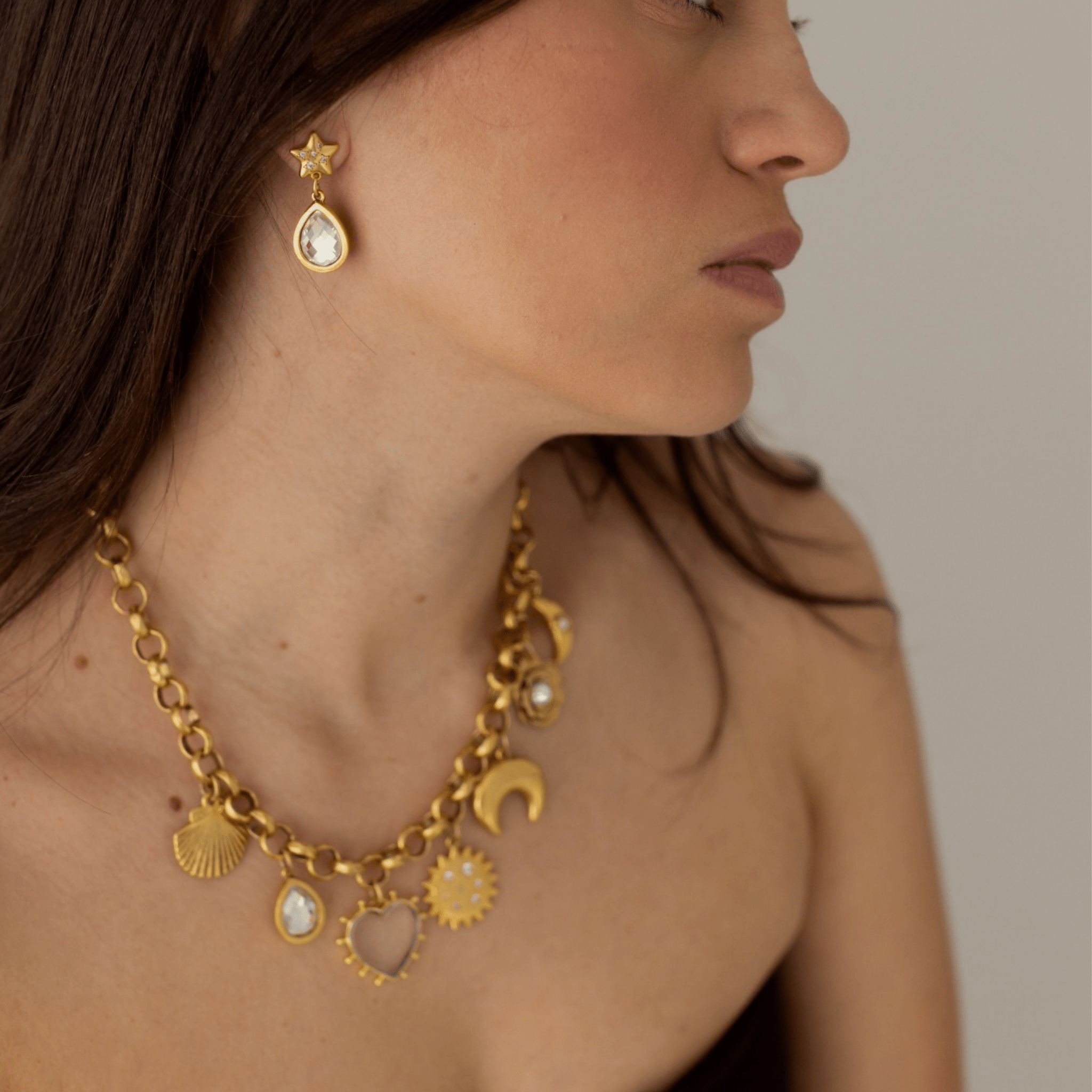 Celestial Crystal Earrings - Lanamara