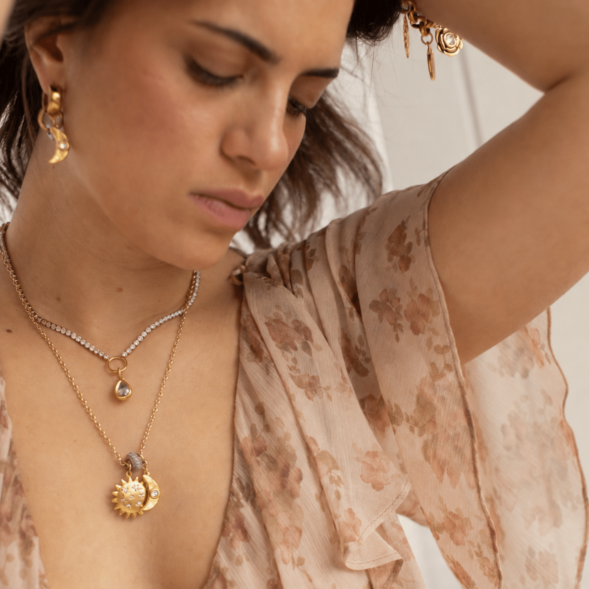 Celestial Pendant Necklace - Lanamara