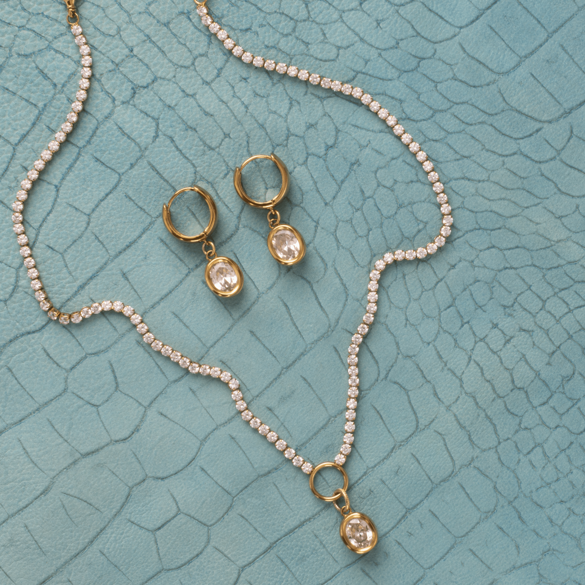 Clarity Tennis Necklace – Oval - Lanamara