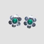 Daisy Studs - Green Onyx - Lanamara