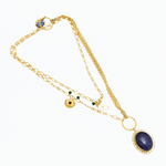 Eclectic Lapis Pendant Necklace - Lanamara