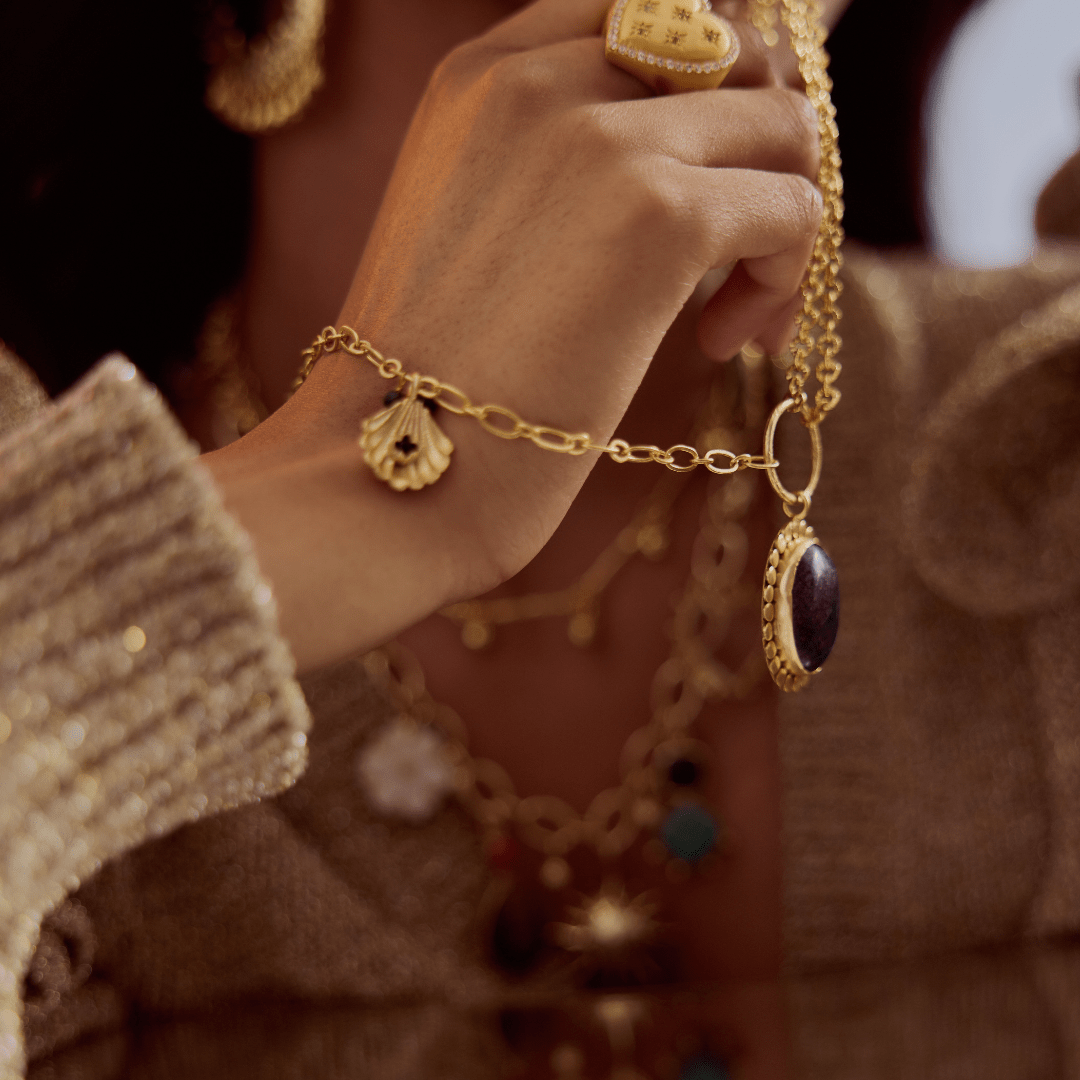 Eclectic Lapis Pendant Necklace - Lanamara