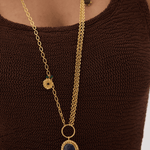 Eclectic Lapis Pendant Necklace - Lanamara