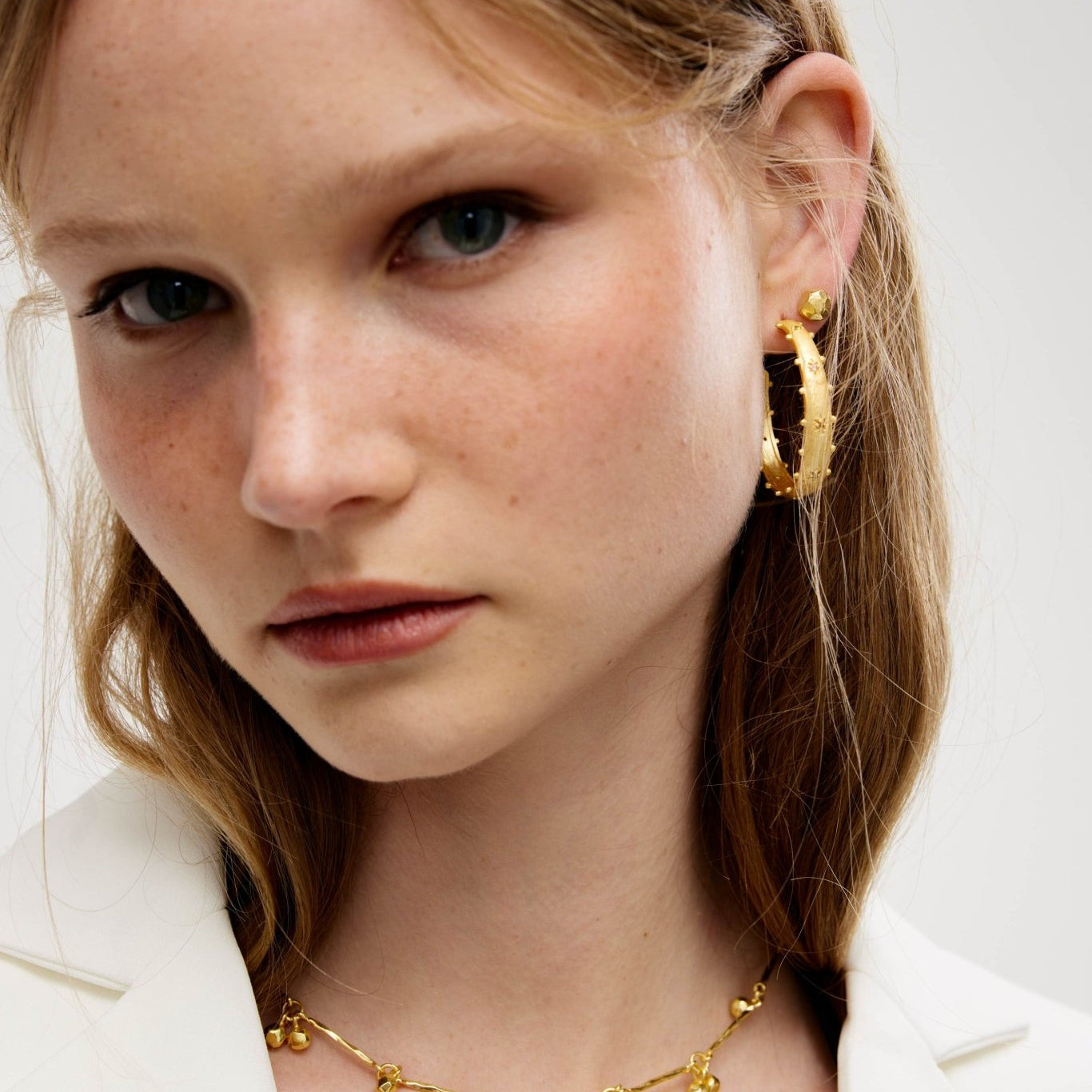 Etoile Hoop Earrings | Shipping late October - Lanamara
