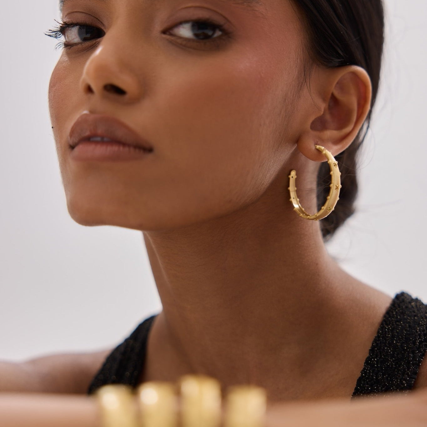 Etoile Hoop Earrings | Shipping late October - Lanamara