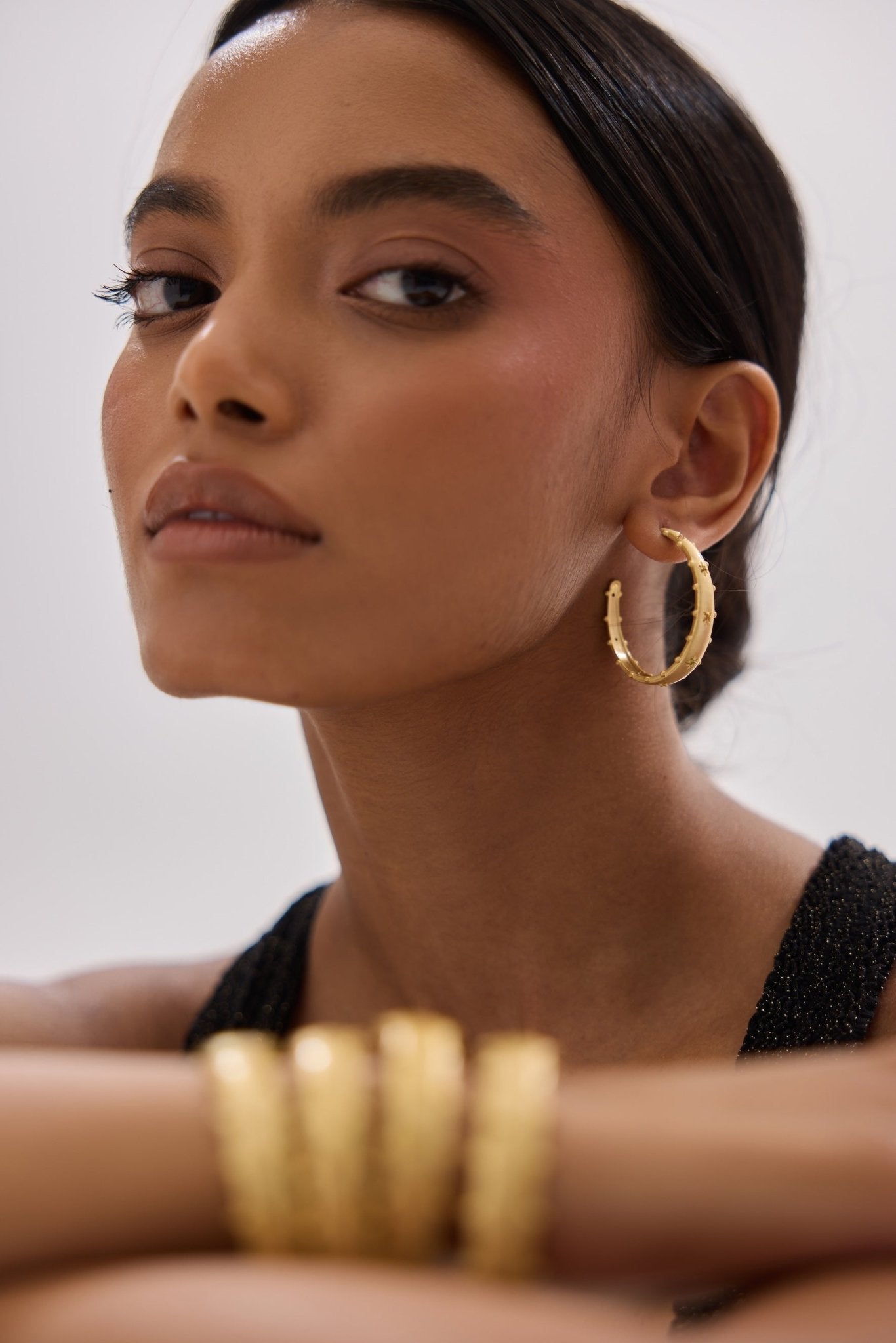 Etoile Hoop Earrings | Shipping late October - Lanamara