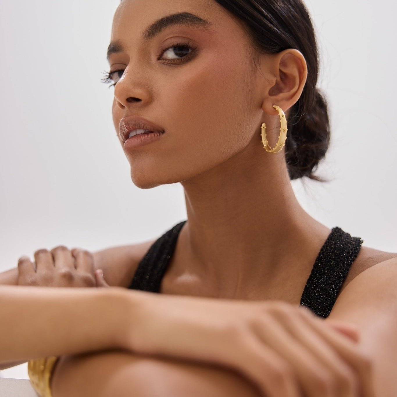 Etoile Hoop Earrings | Shipping late October - Lanamara
