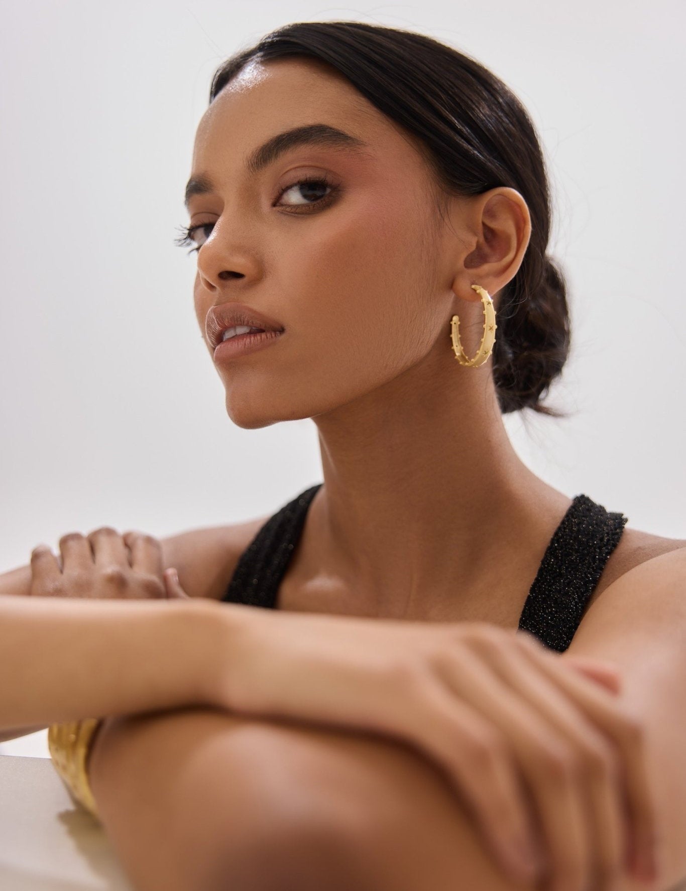 Etoile Hoop Earrings | Shipping late October - Lanamara