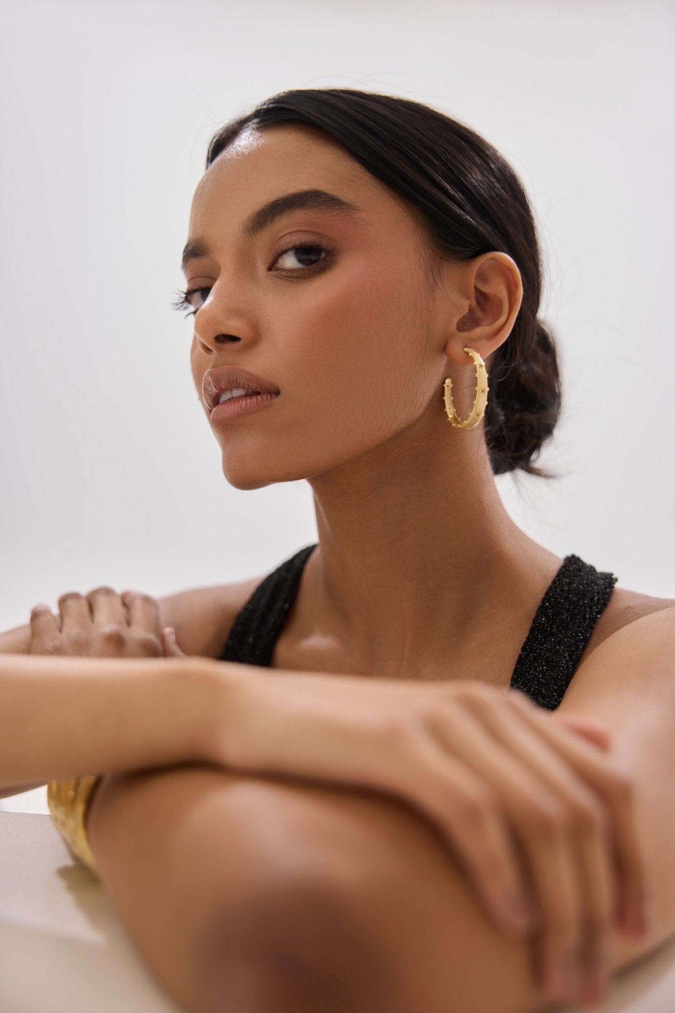 Etoile Hoop Earrings | Shipping late October - Lanamara