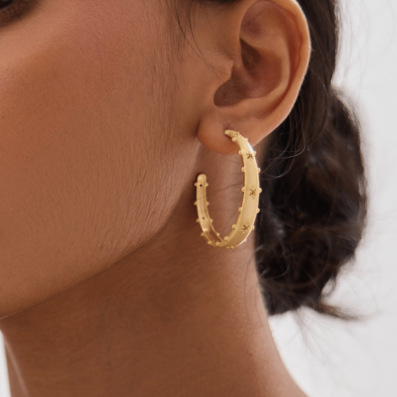 Etoile Hoop Earrings | Shipping late October - Lanamara