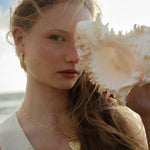 Lanamara Heart Pendant Necklace 18k gold plated