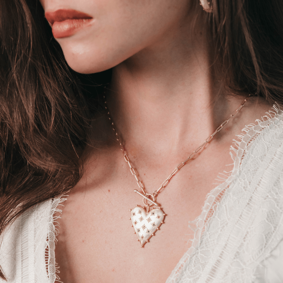 Heart Stopper Pendant Necklace - Lanamara