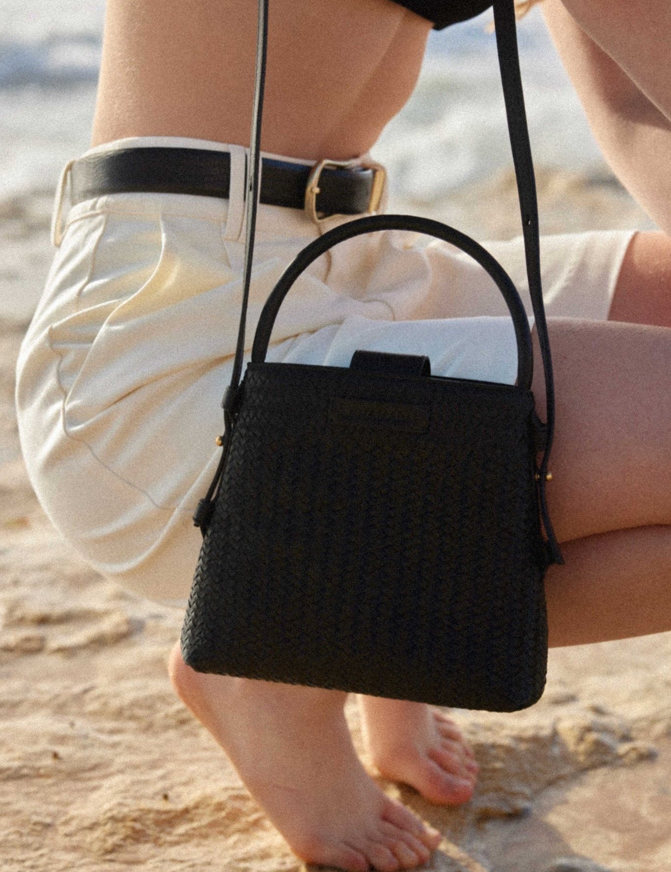 Luna Woven Bucket Bag - Lanamara