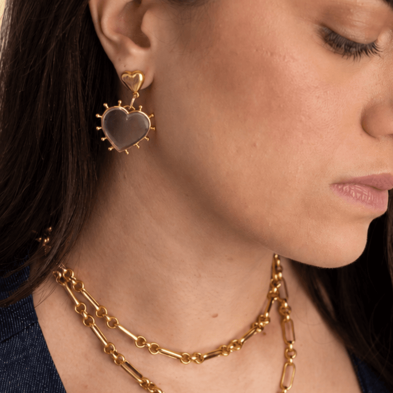 Open Hearted Earrings - Lanamara