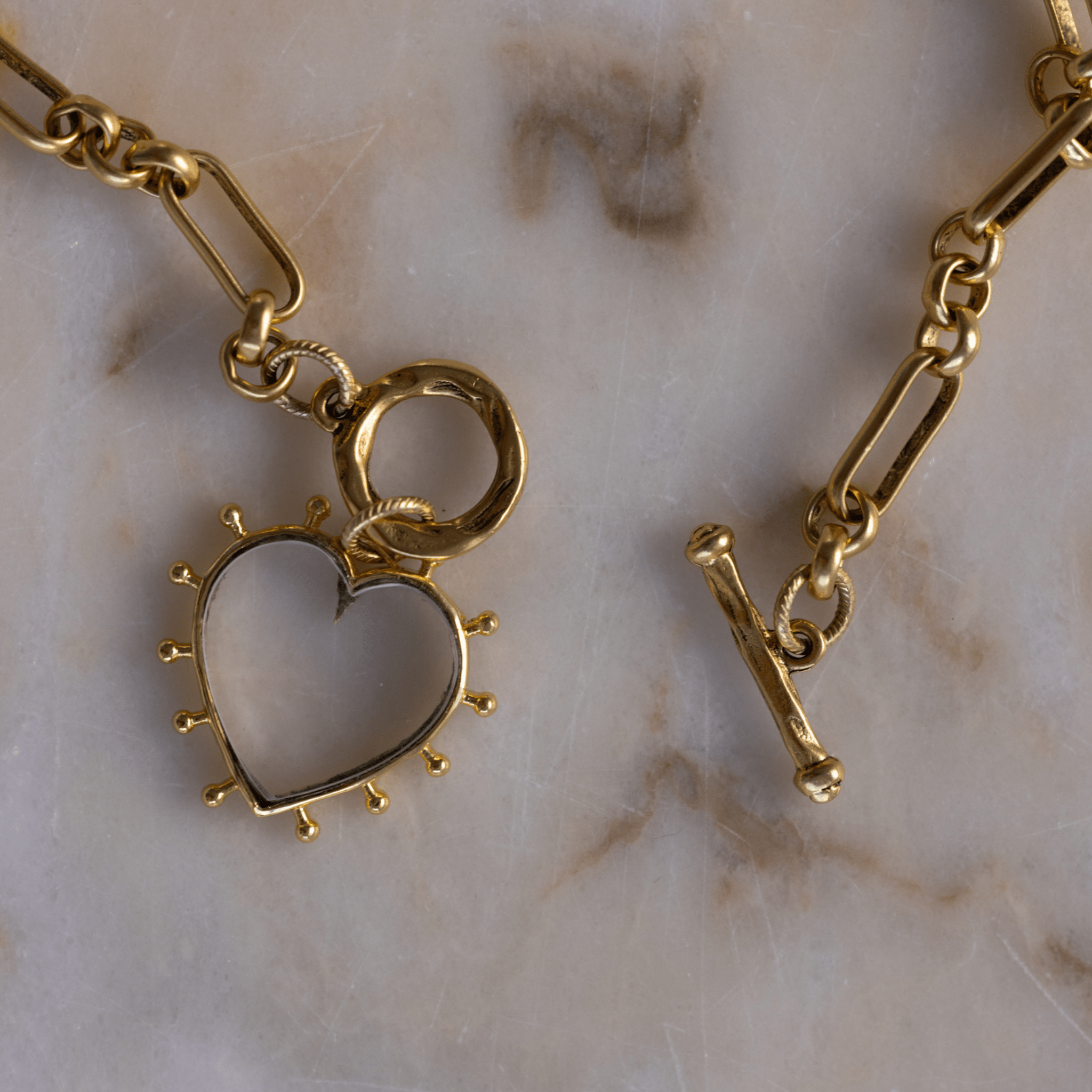 Open Hearted Necklace - Lanamara