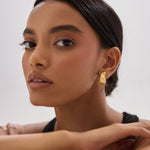 Paisley Huggie Hoops - Lanamara