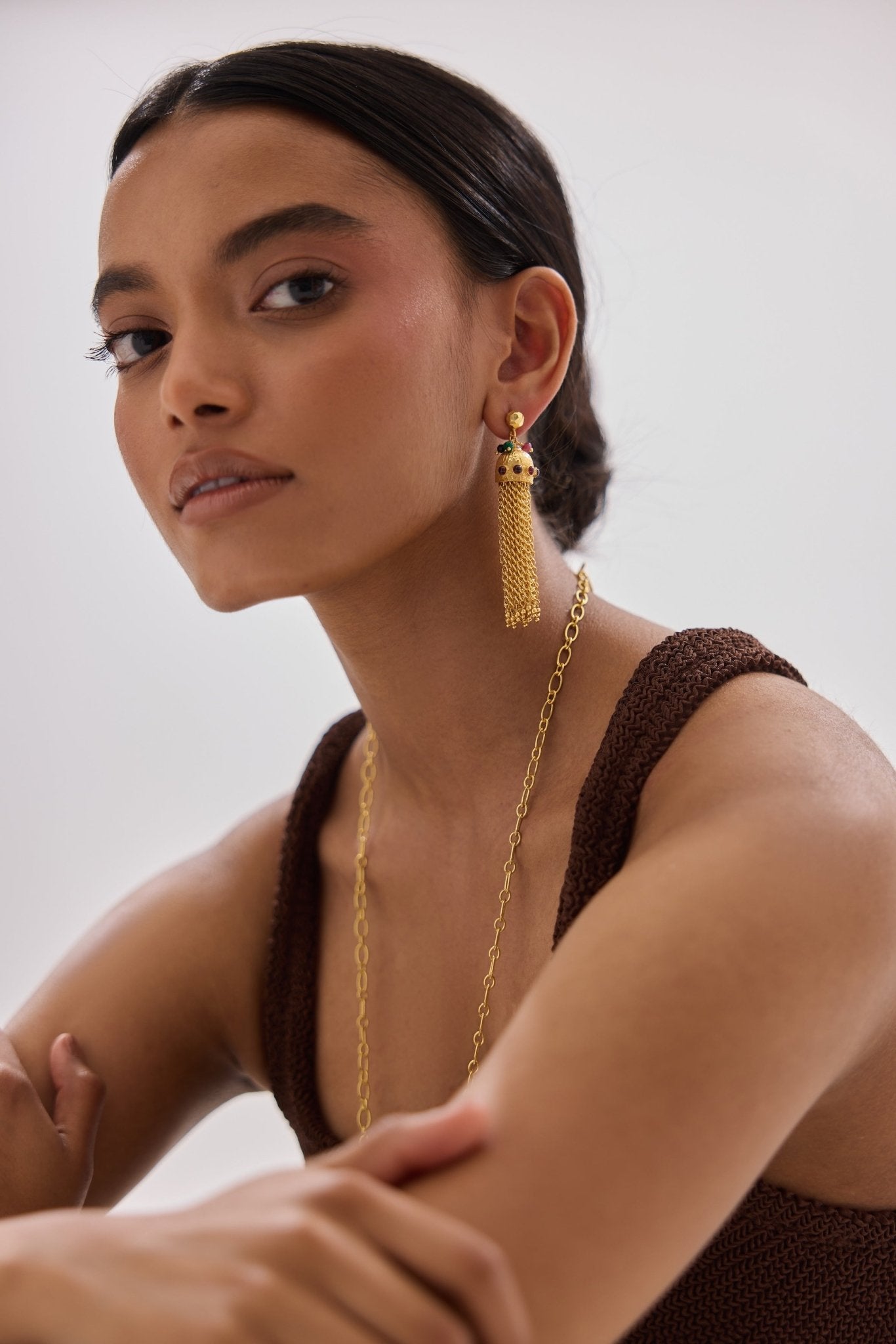 Paisley Tassel Earrings - Lanamara