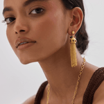 Paisley Tassel Earrings - Lanamara