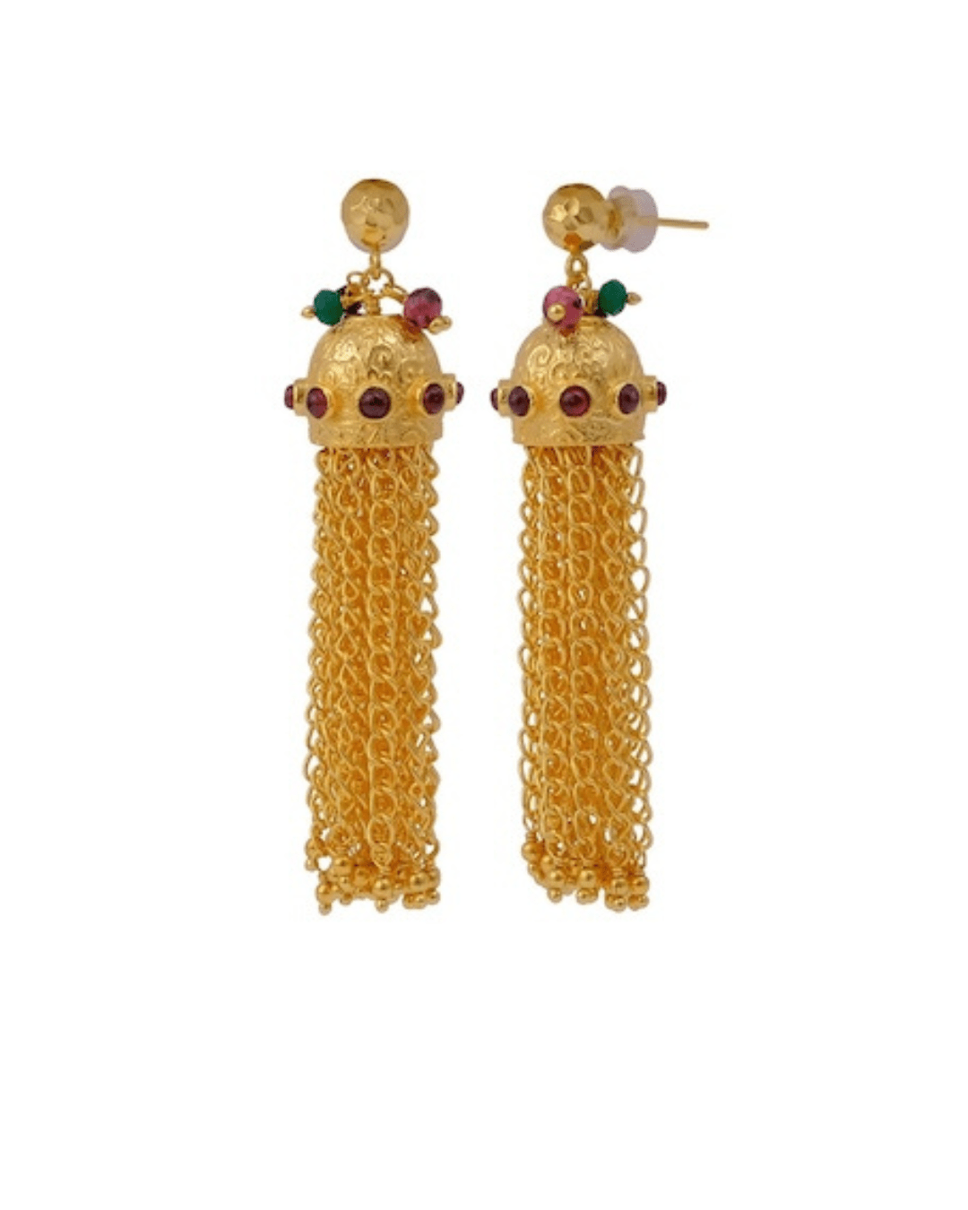 Paisley Tassel Earrings - Lanamara