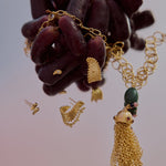 Paisley Tassel Pendant Necklace - Lanamara