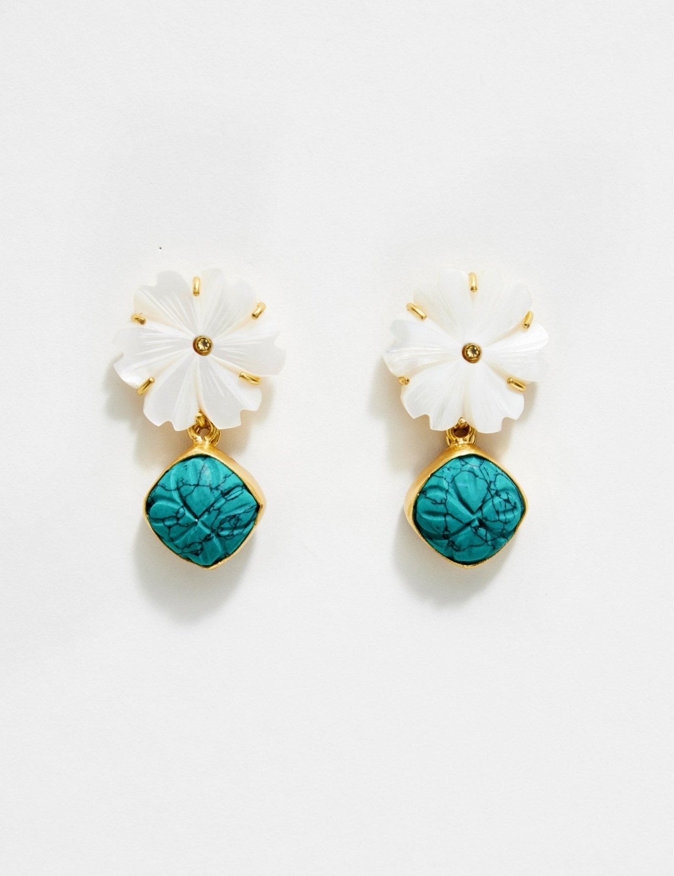 Paradiso Gia Earrings - Turquoise - Lanamara