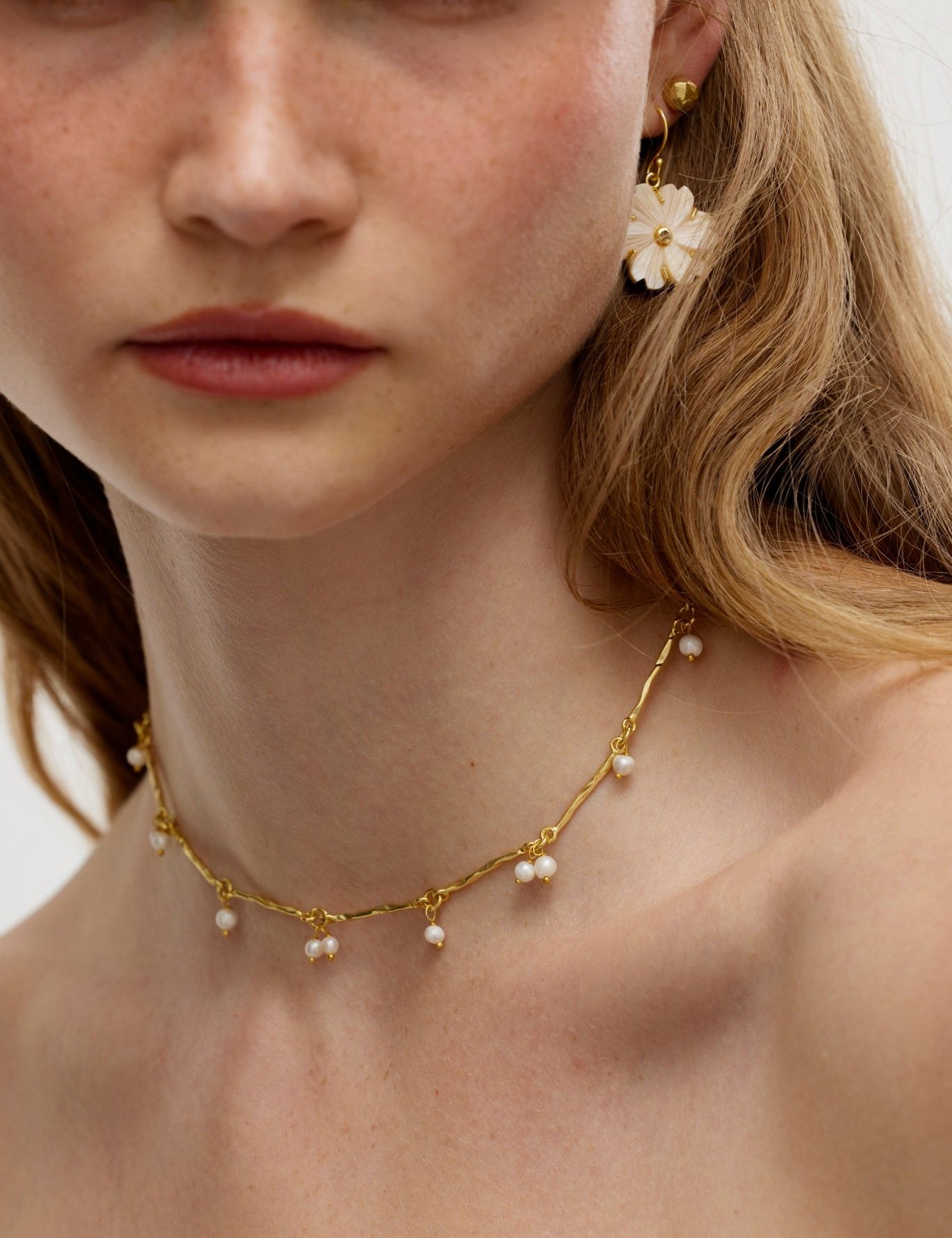 Pearl Choker Necklace - Lanamara