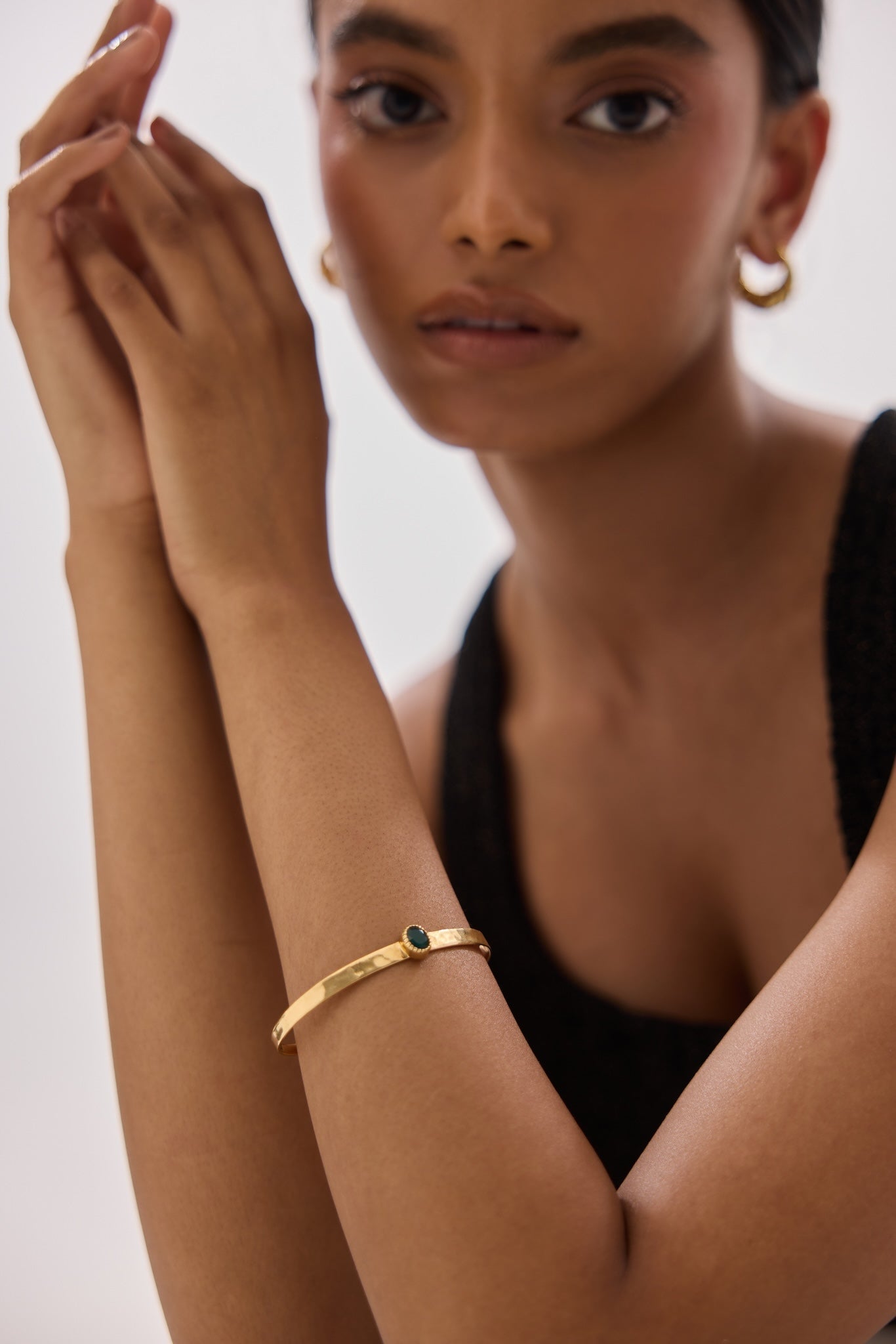 Reverie Emerald Cuff - Lanamara