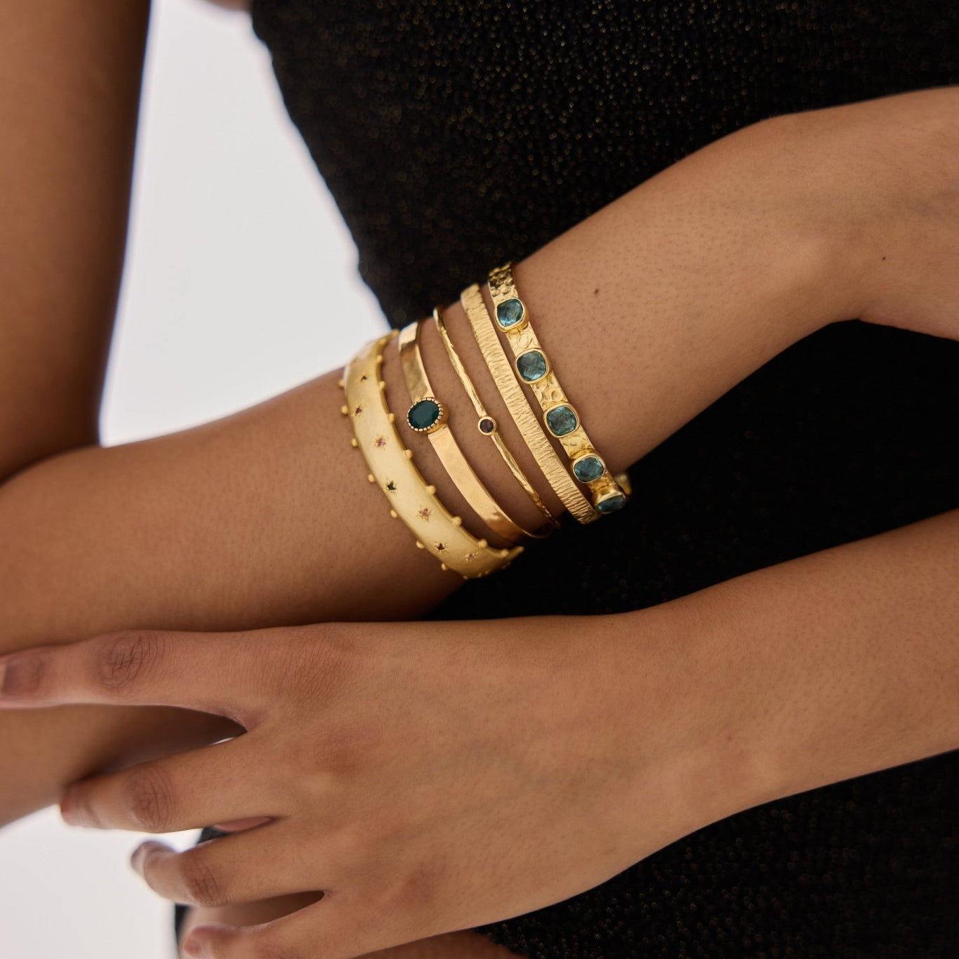 Reverie Emerald Cuff - Lanamara