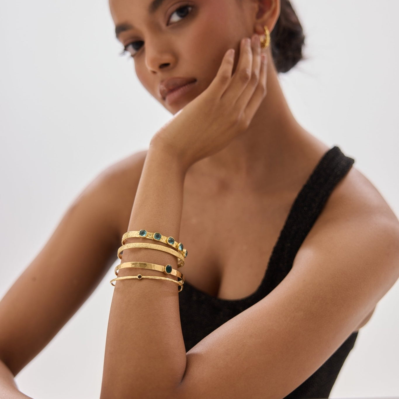 Reverie Emerald Cuff - Lanamara