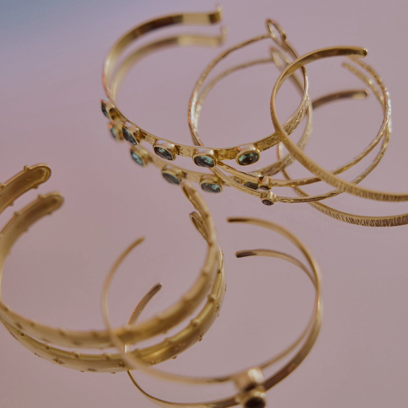 Reverie Emerald Cuff - Lanamara